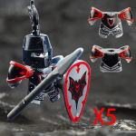 Keskaja S&otilde;jaline Rooma S&otilde;ja Tegevusfiguurid Armee Figuurid Ehitusklotsid Kiiver Relvad Tarvikud Lastele M&auml;nguasjade Kingitused