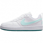 Nike Court Borough Low Recraft GS Valge Jade J&auml;&auml;sinine Laste tossud Geode-Teal DV5456-102 38.5