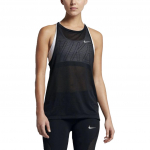 Nike &uuml;mar kaelus mugav varrukateta sporditops naistele must 831779-011 XL