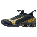 Mizuno Wave Lightning Neo 2 Mugavad l&ouml;&ouml;gisummutavad libisemiskindlad vastupidavad madalad v&otilde;rkpallijalan&otilde;ud Meeste toss Must Kuld V1GA220241 37 black
