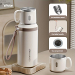 316 roostevabast terasest isoleeritud veepudel tassiga, kaasaskantav vaakumkolb v&auml;litegevusteks, k&auml;eshoitav termospudel, hoiab k&uuml;lma 24 tundi 600ml