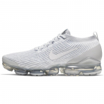 Nike Air VaporMax Flyknit 3 Valge Puhta Platinumiga Jooksukingad AJ6900-102 40.5