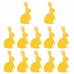 12 tk lihav&otilde;ttej&auml;nku s&ouml;&ouml;giriistade hoidikud, vildist hoidikud nugade kahvlite jaoks lauan&otilde;ude hoidja &otilde;htus&ouml;&ouml;giriistade varrukas lihav&otilde;ttepeo pulmade s&uuml;nnip&auml;evade kaunistamiseks kollane