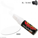 Graph'it shake 16 mm Marqueur peinture Graph'it Shake &agrave; base d'eau, - Couleur : Blanc - Code : 0000 - Pointe : XL 5-16 mm - ous