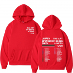 Lauren Spencer Smith The Art of Being A Mess Tour Vintage Huppar Meeste Naiste Mood Pullover Pikkade varrukatega Mugav Dressipluus S