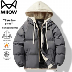 Mao Ren Men's Hooded Puffer Jacket L