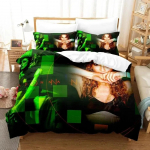 3D Prindi Seksikas Madonna Voodipesu Komplekt Tekikott Voodikomplekt Tekikate Padjap&uuml;&uuml;r Tekk Kuninga Suurus Kuninganna Suurus Poiste T&auml;iskasvanute Voodipesu Komplekt 70x133cm 2pcs