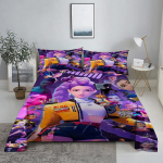 K-Pop D-Deemonik&uuml;tid 3D Digitaalne Lamevoodipesukomplekt Tr&uuml;kitud Magamistoa Voodilina Padjap&uuml;&uuml;r Voodipesukomplekt Kodu Kaunistamiseks 200X230cm(3Pcs)