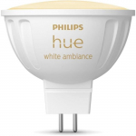 Ampoule connect&eacute;e - PHILIPS HUE - MR16 - Lumi&egrave;re blanche - Compatible bluetooth - Fonctionne avec App et voix