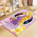 Disney Disney Rapuntsli Muster Vaibad elutuppa magamistuppa p&otilde;randamatt vaibad laste m&auml;ngutuba roosa toakujundus piirkonnamatt 80x120cm