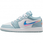 Air Jordan 1 Low SE GS Ocean Bliss Atomic Pink Laste tossud Sinine Valge IM4422-400 37.5