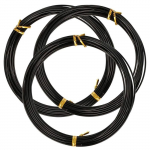 Fils d'aluminium - ARTEMIO - 5 m x 1,5 mm - Noir - Pour tricotin - Mixte must