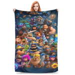 M&auml;ngija L&otilde;bus Talvine Magamistoate Tekk Clash Royale Teemaline Kvaliteetne Soe Poisi T&uuml;druku Voodikate 30x40in