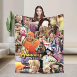Hannah Montana Miley Stewart fliisist viskepadi naljakas telerivoodile kootud tekk auto ultrapehme kaasaskantav tekk 30x40in