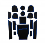 BMW X3 G01 2018 - 2025 jaoks Auto Ukse Soone Matid Kummist Uste Soone Matid Sisustuse Tarvikute Osad sinine