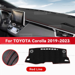 TOYOTA Corolla 2019-2023 Autode Armatuurlaua Kate Matt P&auml;ikesekaitse Matt V&auml;ltige Valguse Matt N&auml;idikute Vaip Kaitse Tarvikud Artificial Leather&Left Rudder