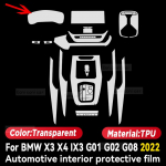 BMW X3 X4 IX3 G01 G02 G08 2018-2022 Autode Sisekeskkonna Keskkonsooli Kaitsekile Kriimustusvastane Paranduskatte kile Tarvikud LHD
