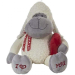Jouet en peluche - LLOPIS - Mouton AMOUR - 38 cm - Blanc - Mixte - Plush