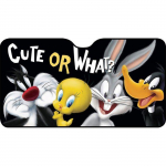 P&auml;ikesesirm - Looney Tunes - Bugs Bunny - Daffy Duck - 130x70 cm - Alumiinium - UV-kaitse must
