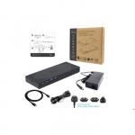 Station d'accueil USB-C - I-TEC - Triple Display DS - 3 Moniteurs 4K - 100W - Noir