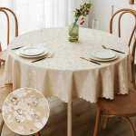 Kitinjoy &Uuml;mar Vin&uuml;&uuml;l Laudlina 100% Veekindel Ristk&uuml;likukujuline Laudlina Lauad P&uuml;hitav Lauakate K&ouml;&ouml;gi S&ouml;&ouml;gipeo Dekooriks (137-137cm)Round hall
