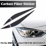 Sobib BMW 3-seeria 2013-2017 F30 F35 esitulede kleebiste jaoks Kulmude laugude trimmimine s&uuml;sinikkiust kate autodekoratiiv Eyelids Sticker