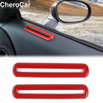 Door Air Condition Outlet Vent Trim Accessories for Dodge Challenger 2015 up Red