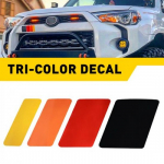 13-Inch Neo Retro Style Four-Wave Stripe Sticker Decal For Toyota/Lexus, etc