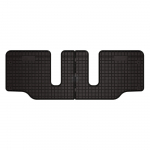 Dywaniki samochodowe gumowe do: Mazda Premacy II minivan - 3. rząd (2005-2010) - czarne, dopasowane