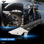 CFMOTO 700CL-X CLX700 CLX 700 700CLX 2022 jaoks Mootorratta keti katte tagaketi rihmakaitse muudetud Sliver