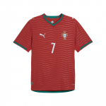 Puma Portugal 2026 Autentne Kodum&auml;ngija S&auml;rk Cristiano Ronaldo 7 Niiskust Imav V-kaelusega L&uuml;hikeste Varrukatega Jalgpallis&auml;rk Meeste s&auml;rk 788140-77 L