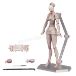 Figma Sp-055 Silent Hill Pyramid Head Tegevuskuju 17cm Punane Pirnikujuline Asjandus Revelation 3D Kuju PVC Mullipeaga &Otilde;de Mudel M&auml;nguasjad gray