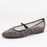 Leopardimustriga v&otilde;rkkingad naistele vabaaja l&auml;bipaistvad baleriinad Mary Janes kingad Daamide &uuml;marotsaga &otilde;&otilde;neselegantne Loaferid 36 leopard