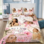 Laulja A-Ariana G-Grande Voodipesukomplekt Magamistoa jaoks Pehmed Moodsad Voodikatted Mugav Laste Tekikate Tekikate Ja Padjap&uuml;&uuml;r EU Single 135x200cm