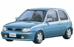 Fujimi Mudeliseeria 75 Nissan March 1/24 Inch-Up Nr. 3-ukseline G# (AK11) ID-75 valge