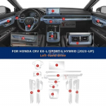 Honda CRV CR-V 2024-2025 Autode Sisekeskkonna Keskkonsooli L&auml;bipaistev TPU Kaitsekile Kriimustusvastane Kleebis Left Hand Drive