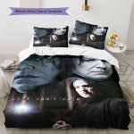 Severus Snape Muster Voodipesu Tekikomplekt Tekikate Padjap&uuml;&uuml;r Kodukaunistus Kingitus (1 * tekikott + 2 * padjap&uuml;&uuml;ri, ilma s&uuml;damikuta) 140x200cm