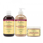 Shea Moisture Jamaika must riitsinus&otilde;li &scaron;ampoon 384 ml + palsam 384 ml + juuksemask 326 g NONE