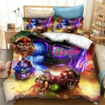 He-Man ja Universumi meistrid Tekikott Voodipesukomplekt Kahekohaline &Uuml;hekohaline T&auml;iskasvanu Laps Voodipesu Tekikate EU Single(135*200cm)3pcs