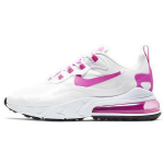 Nike Air Max 270 React Valge Tule-Roosa Naiste CJ0619-100 38