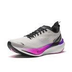 Anta Textile, Synthetic Leather Low top Running Shoes Men's Cumulus Gray/Basic Black 112545580-3 45
