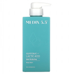 Medix 5.5, Nahka t&auml;iustav kehapesuvahend, gl&uuml;kool- + piimhape, 15 fl oz (444 ml)