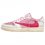 Travis Scott x Jordan Low top Vintage Basketball Shoes Men's Pink IQ7604-100 42