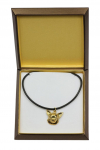Chihuahua short-haired, Chihuahua smooth - Dog necklace in gift box, gold-plated pendant for dog fan, striking jewellery by Art-Dog