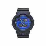 CASIO Unisex Vedelkristall/Analoog Kahekordse N&auml;idikuga Seeria Sinine Kell GA-700VB-1ADR GA-700VB-1ADR Regular Watch Box