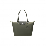 Longchamp Le Pliage Green 28 pikkade sangadega keskkonnas&otilde;bralik l&otilde;uendist pelmeenikujuline &otilde;lakott keskmine naiste kotid Metsaroheline 2605919479 Basic Set (Bag)