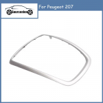 For Peugeot 207 trument Dashboard Air Vent Trim Frame Silver Air Outlet Panel Interior Replacement Parts
