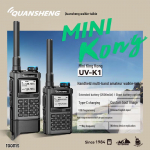 QUANSHENG UV-K1 suure v&otilde;imsusega raadiosaatja Type-C laadimisega (CN versioon)
