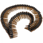 Kuuliv&ouml;&ouml; Kuldne Die Hard Armee Kost&uuml;&uuml;mipidu Plastikust Kuulid Cosplay Meremees Option 1