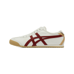 Onitsuka Tiger MEXICO 66 SLIP ON Fabric Casual Shoes Unisex Ecru/Dark Red 1183A360-131 38 white